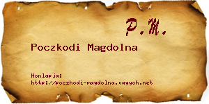 Poczkodi Magdolna névjegykártya